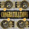 Graduation Decoration Class of 2026, 350PCS Graduation Party Supplies Disposable Dinnerware(Serve 50) with Paper Plates Cup Napkin Fork Knife Spoon College High School Grad Decor(Black & Gold)